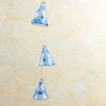 Hand-Blown Glass Decorative Bells – Set of 3