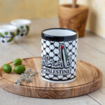Handmade Kufiyeh Ceramic Mug