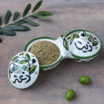 Olives Design Ceramic Plate – Zait Zaatar