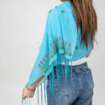 Chiffon Embroidery Shawl - Image 2