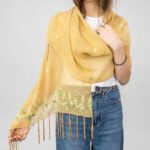 Chiffon Embroidery Shawl - Image 3