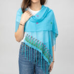 Chiffon Embroidery Shawl - Image 4