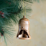 Big Olive Wood Nativity Bell