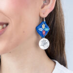 embroidery earring with coin - Image 5