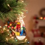 Hand-Blown Glass Large Oval Ornaments