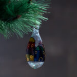 Hand-Blown Glass small Oval Ornaments