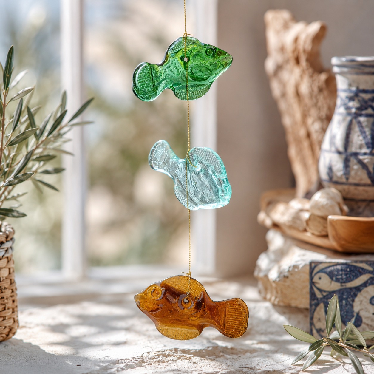 Handcrafted Glass Fish Ornament