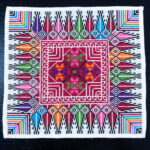 1 Square Embroidery Pine Runner - Image 2