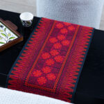 4 Square Pine Embroidery Table Runner - Image 2