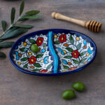 Oval Ceramic Devided Plate