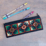 Hand-Embroidered Pencil Case - Image 2