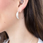 Round Hoop Leaf Ring