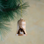 Small Olive Wood Nativity Bell