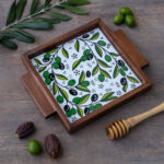 Small Handmade Ceramic Olive Tray