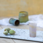 Small Pink Glass Shot Cup